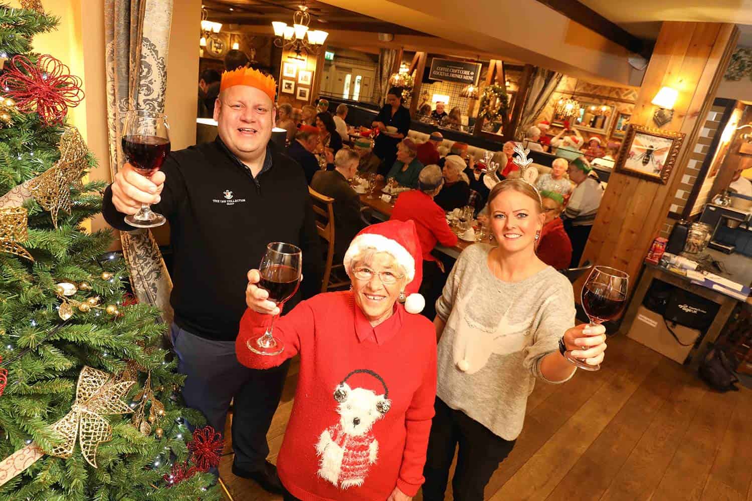 Free Christmas Party for Older People Living Alone | The Inn Collection
