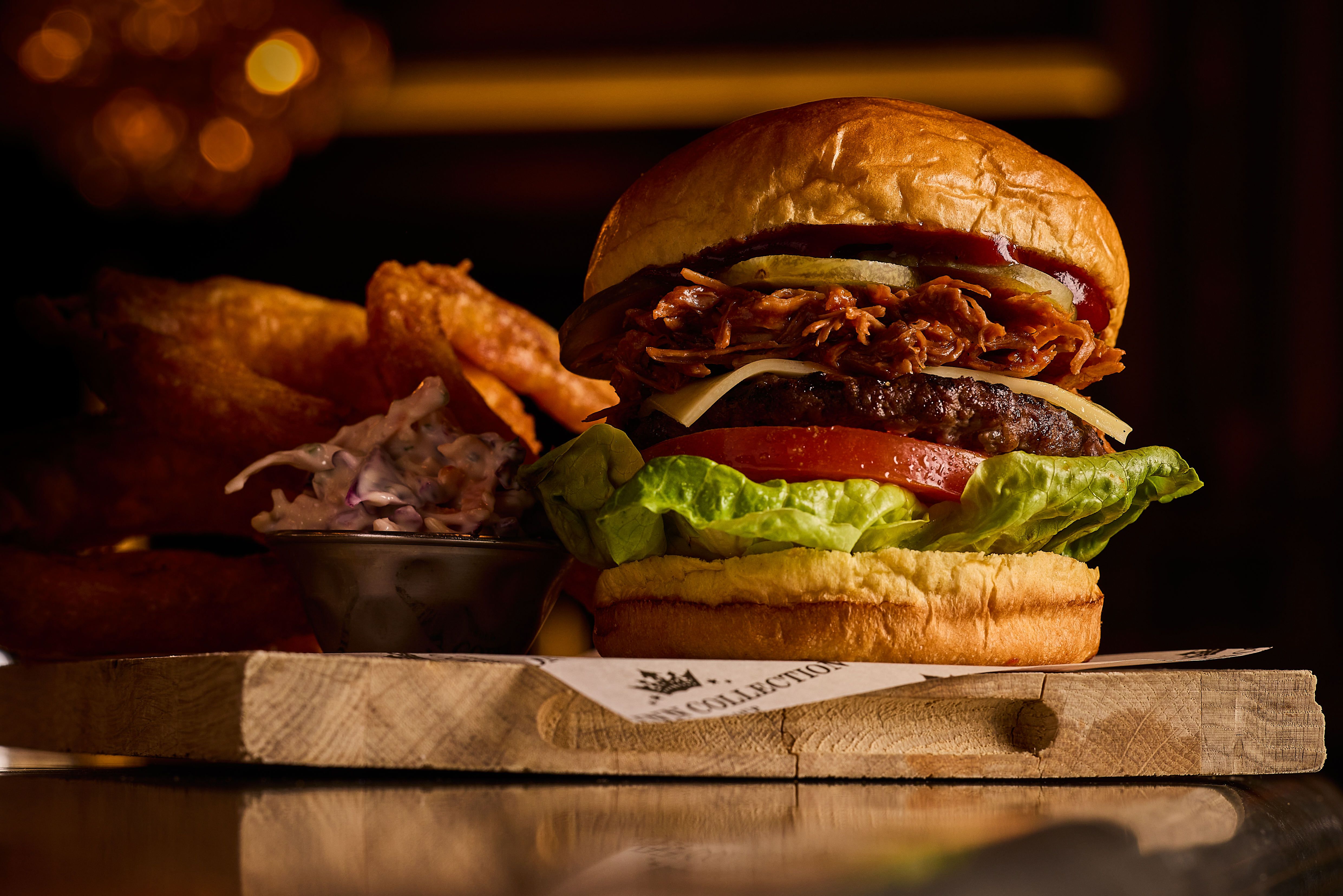 Pulled pork burger