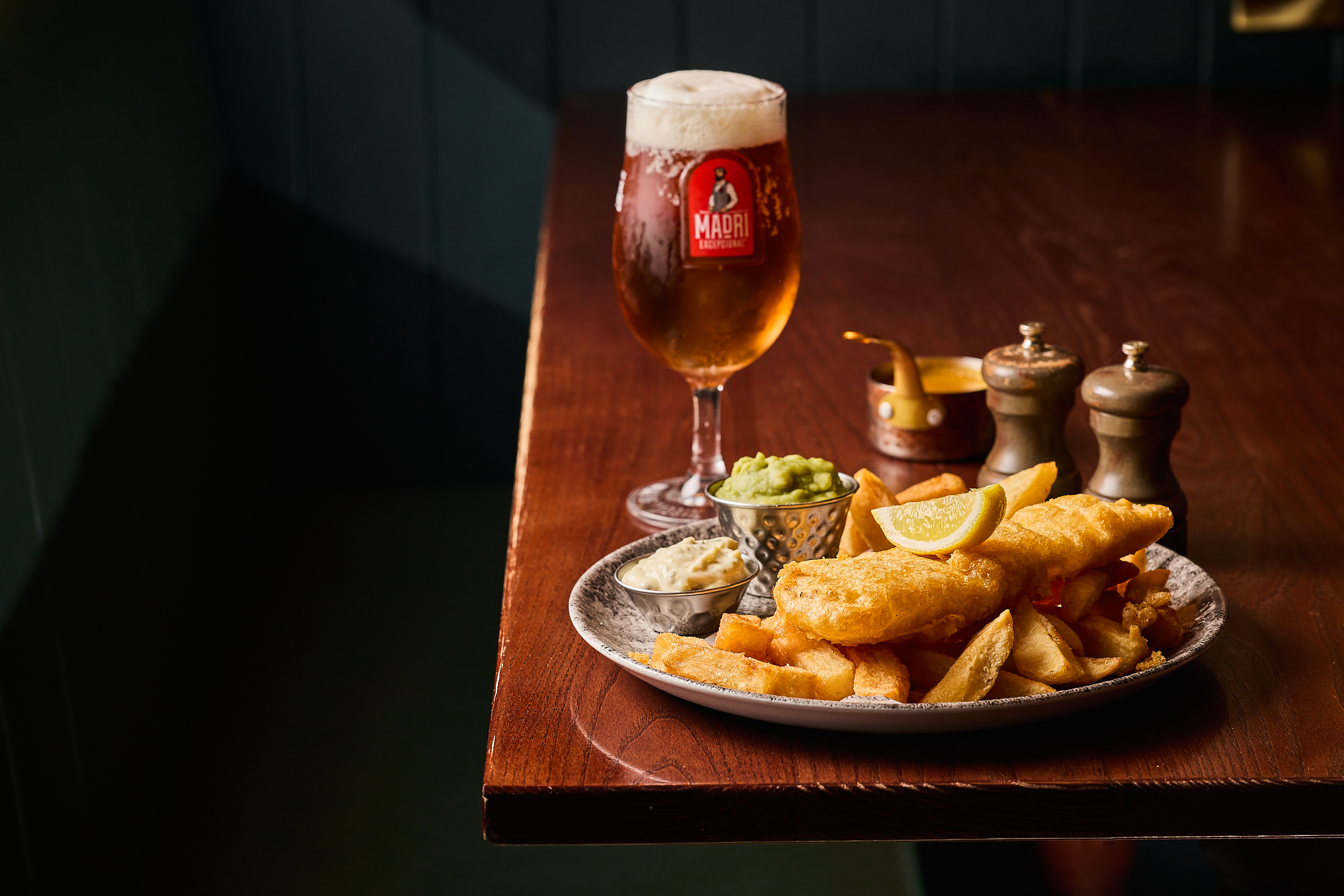 Heritage main, fish and chips
