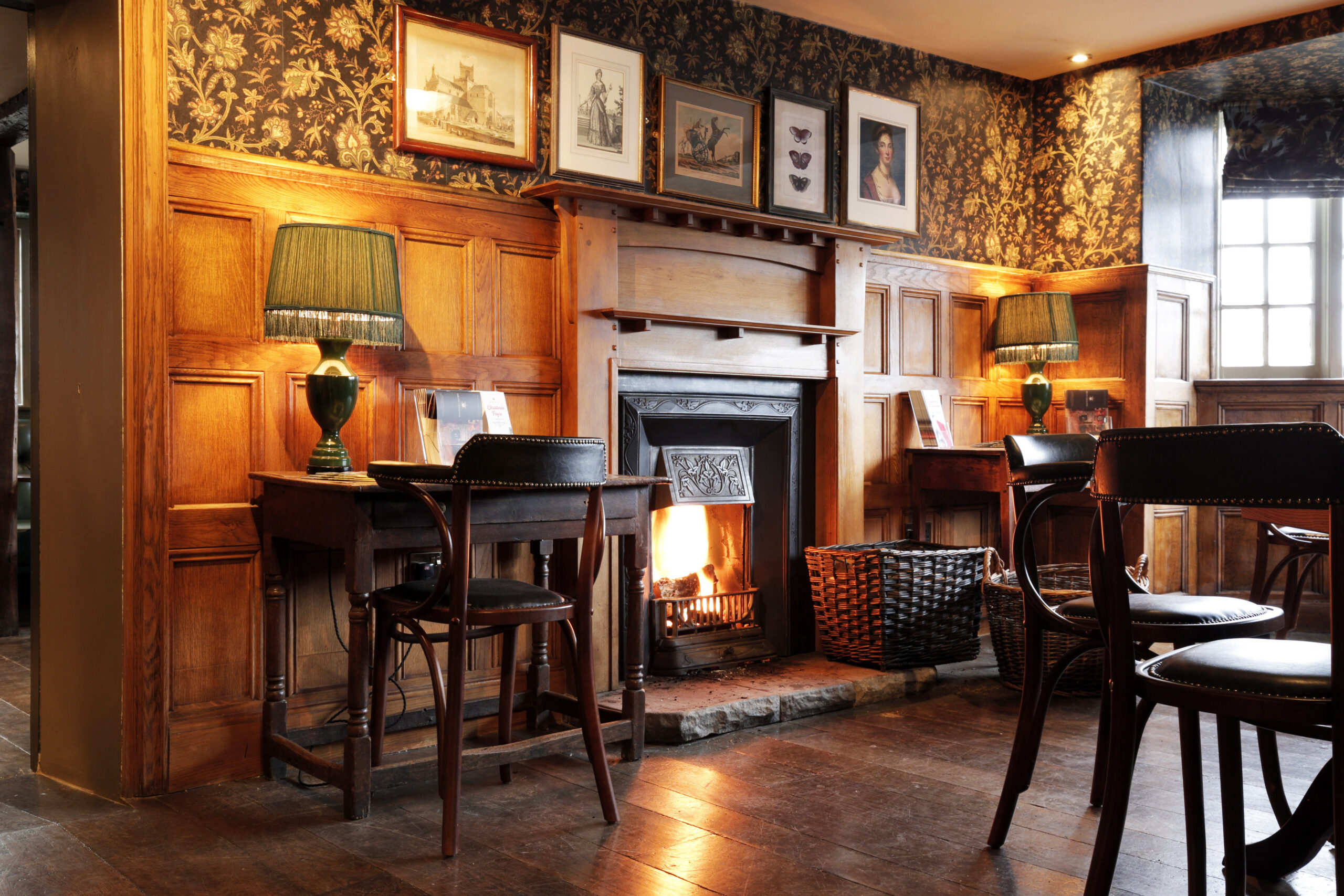 The Black Swan Fireplace