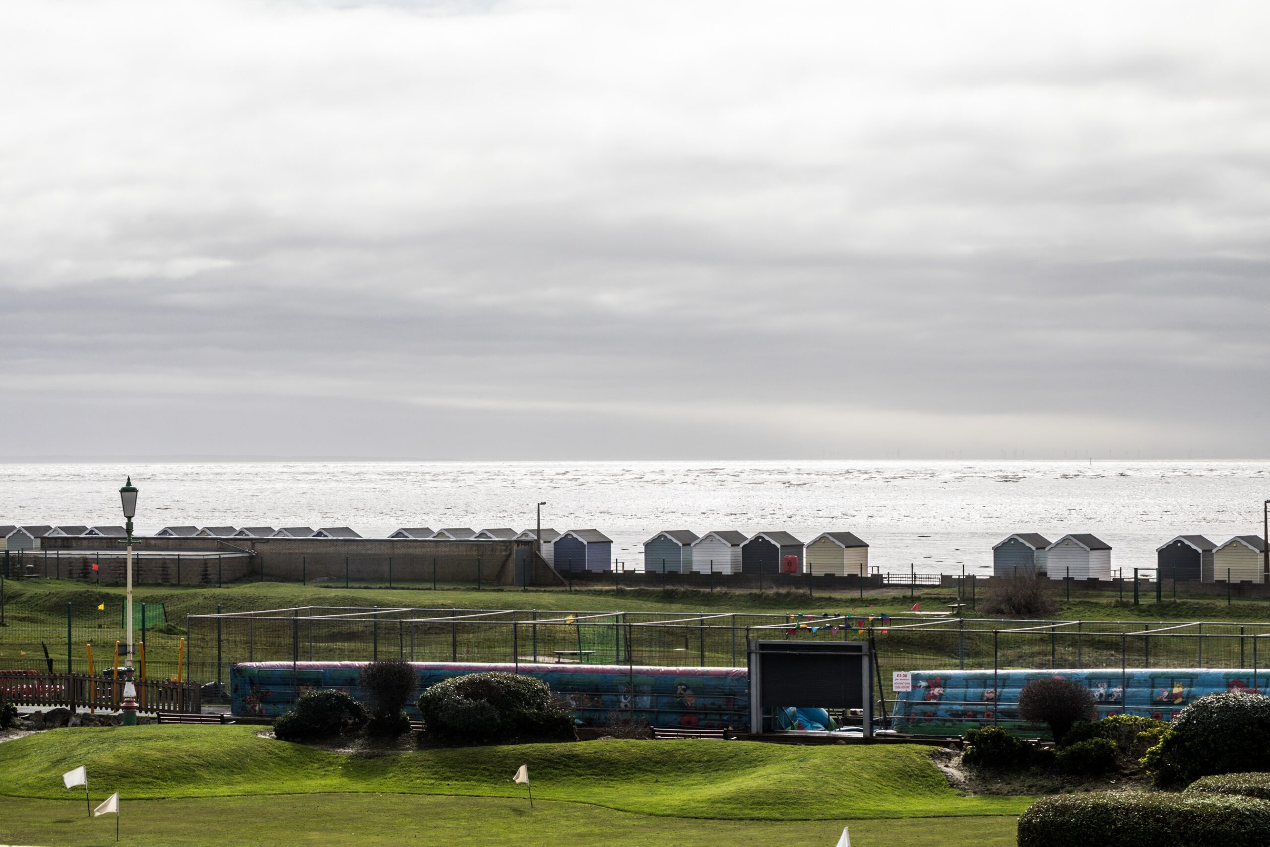 A view overlooking the Irish Sea at St Annes