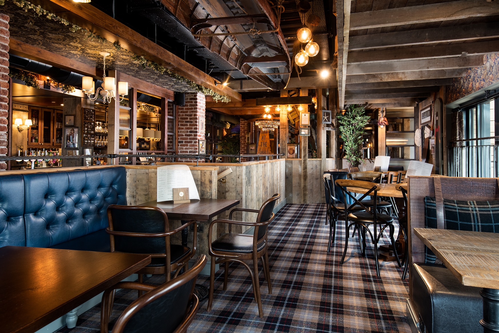 A cosy bar at The Seaburn Inn