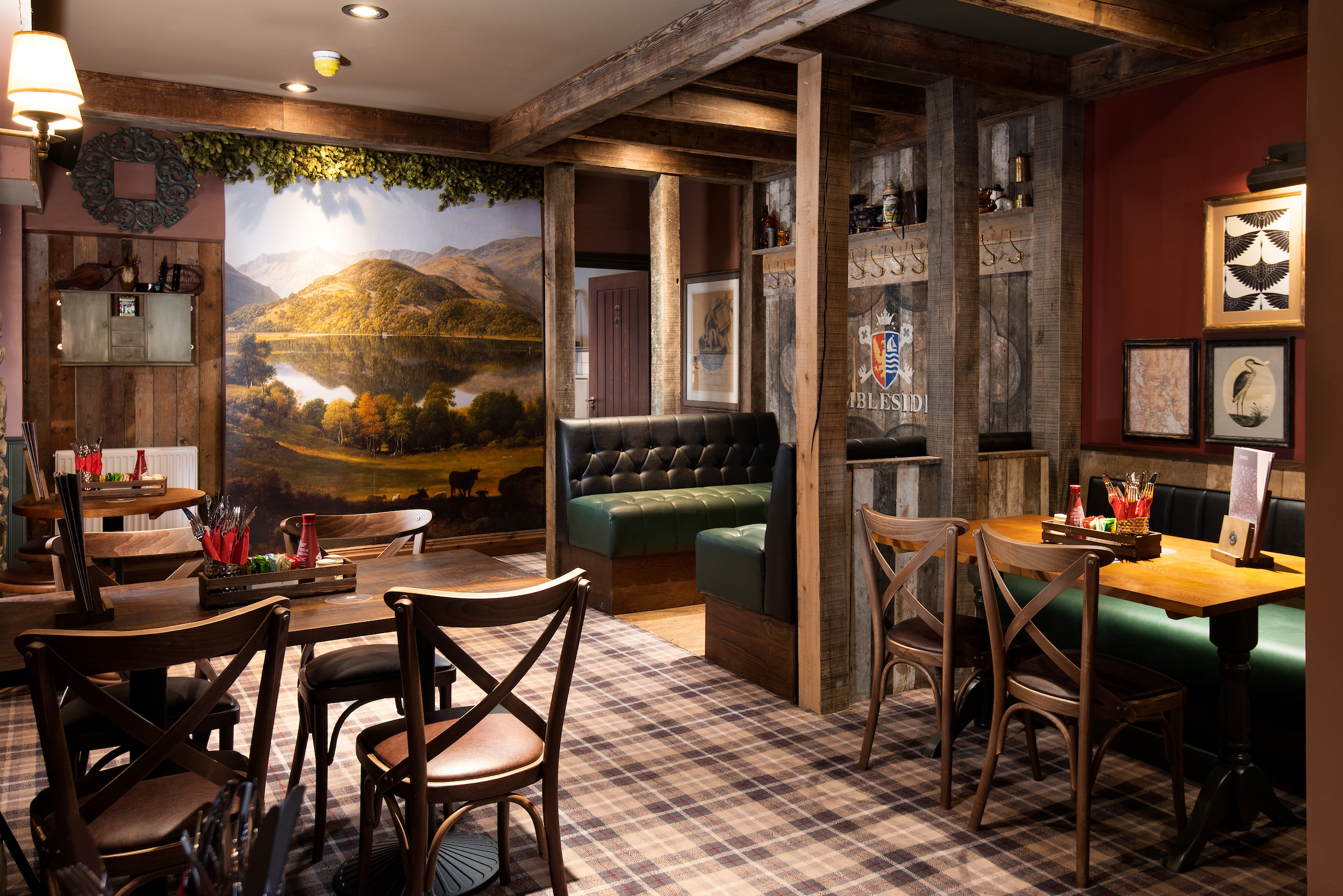 Dining area at The Ambleside Inn