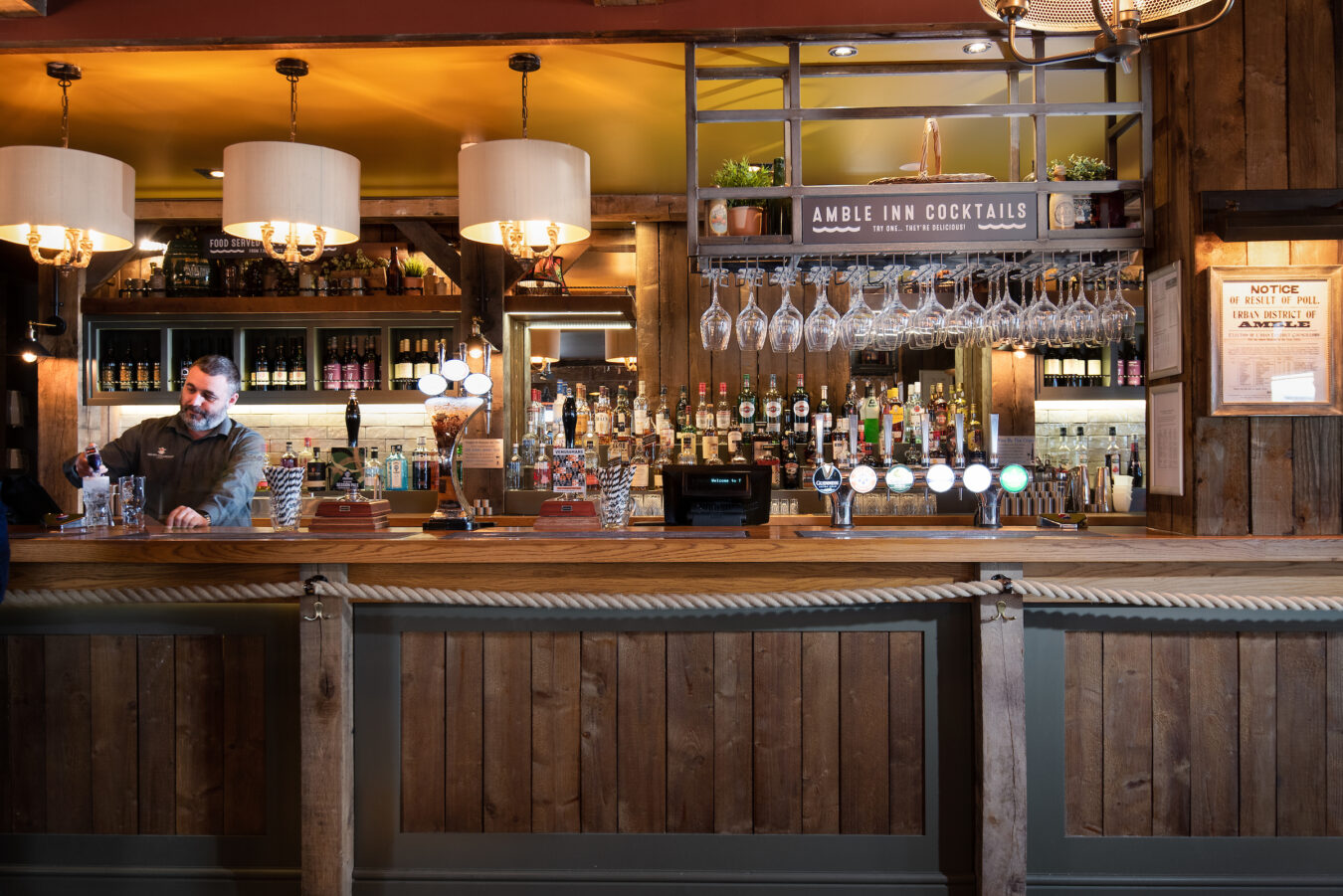 The Amble Inn Bar
