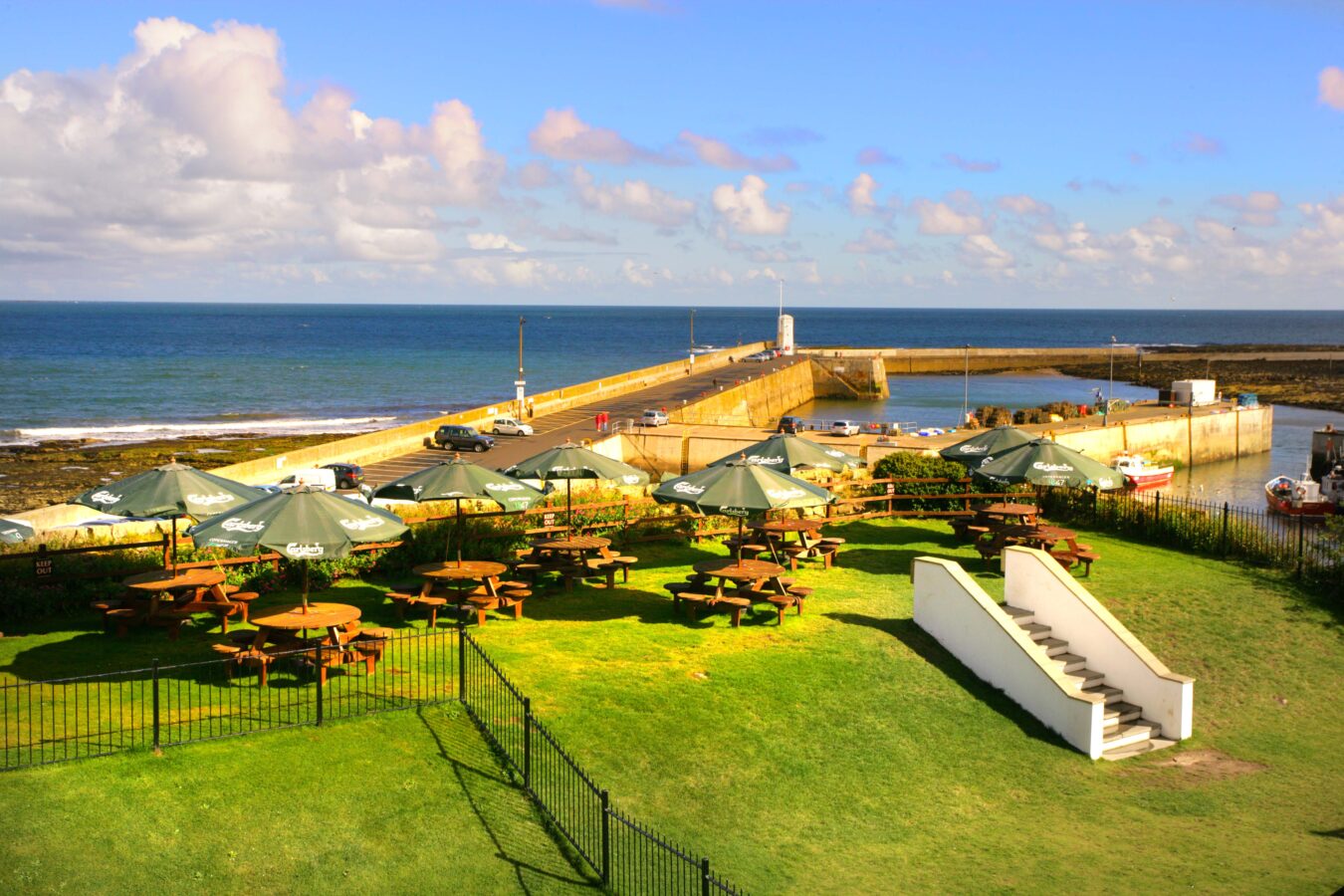 The Bamburgh Castle Inn Beer Garden
