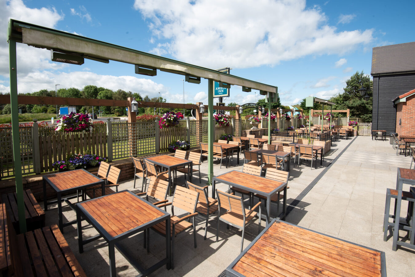 The Amble Inn Beer Garden