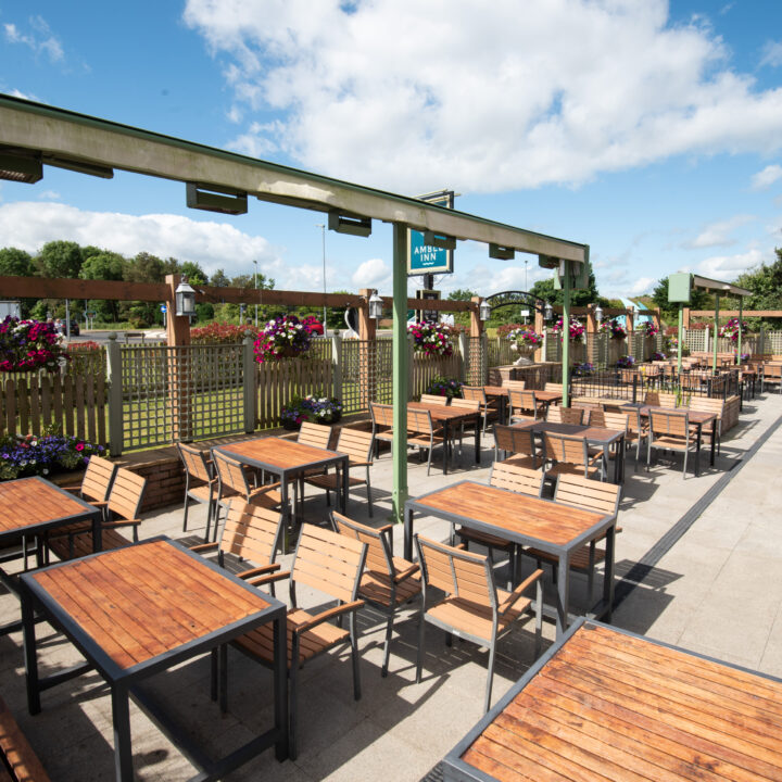 The Amble Inn Beer Garden