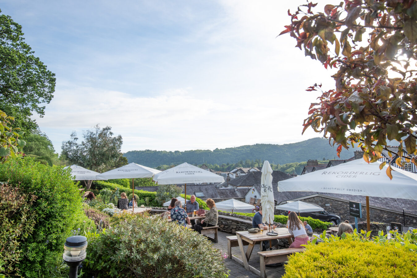 The Angel Inn Beer Garden